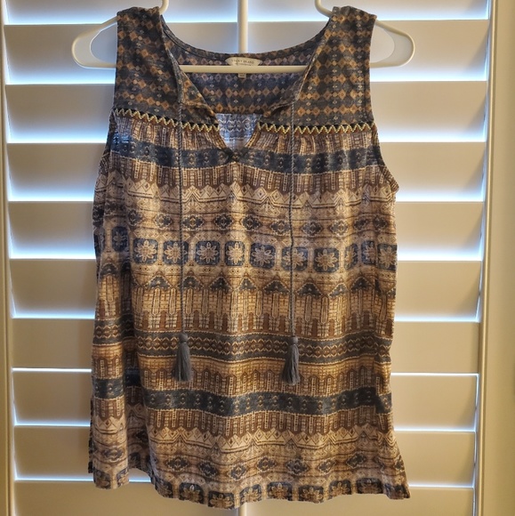 Lucky Brand Sleeveless shirt/blouse - Picture 1 of 5